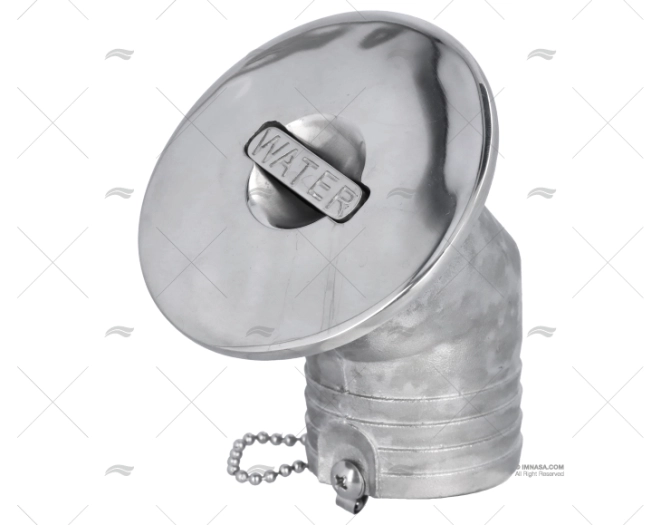 TAPPO WC 50mm INOX ANGOLO