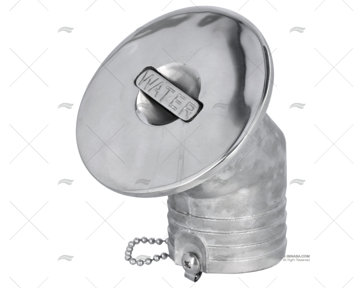 TAPPO WC 50mm INOX ANGOLO
