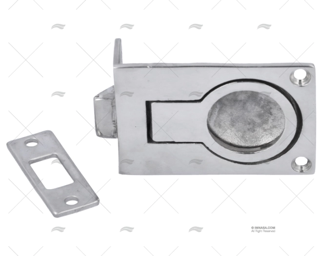 PUXADOR INOX 57x40mm C/FECHO