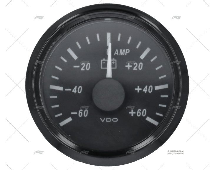 AMPEROMETRO VDO SVW 60-60AMP 52mm