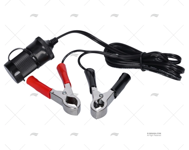 TOMADA ISQUEIRO 12V COM PINÇAS