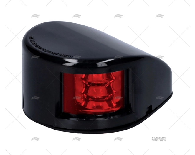 LUCE 7045 ROSSA PIATTA 12V LED NERA