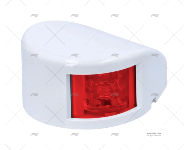 LUZ 7045 VERMELHA PLANA 12V LED BRANCO