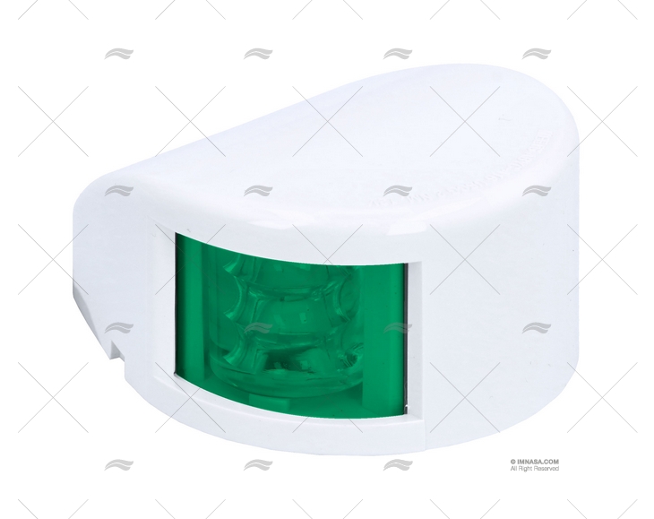 LUCE 7045 VERDE PIATTA 12V LED BIANCA