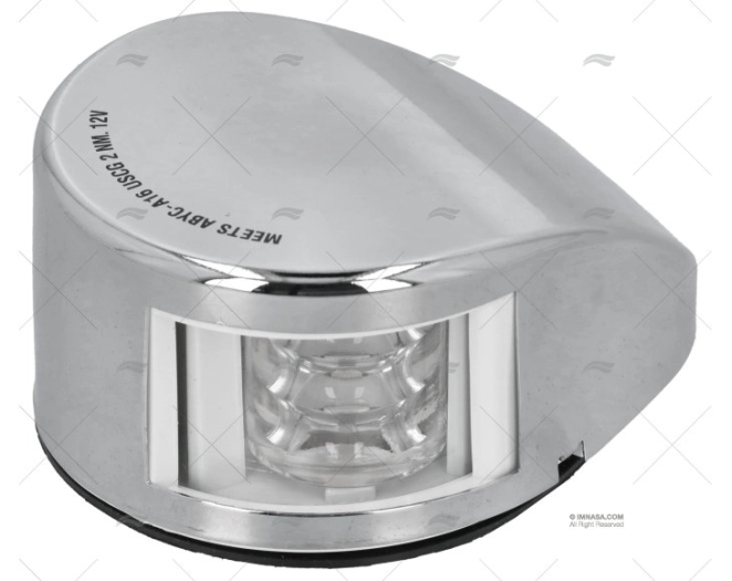LUZ 7045 ROJA PLANA 12V LED INOX