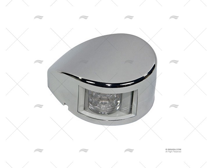 LIGHT 7045 GREEN FLAT 12V LED S.S.