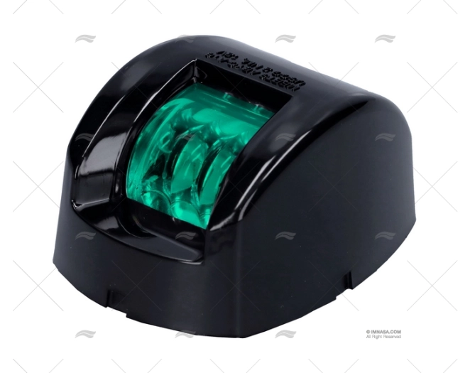 LUCE 7045 VERDE LATERALE 12V LED NERA