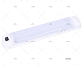PLAFONIERA LED 12-24V BIANCO C/INTERR