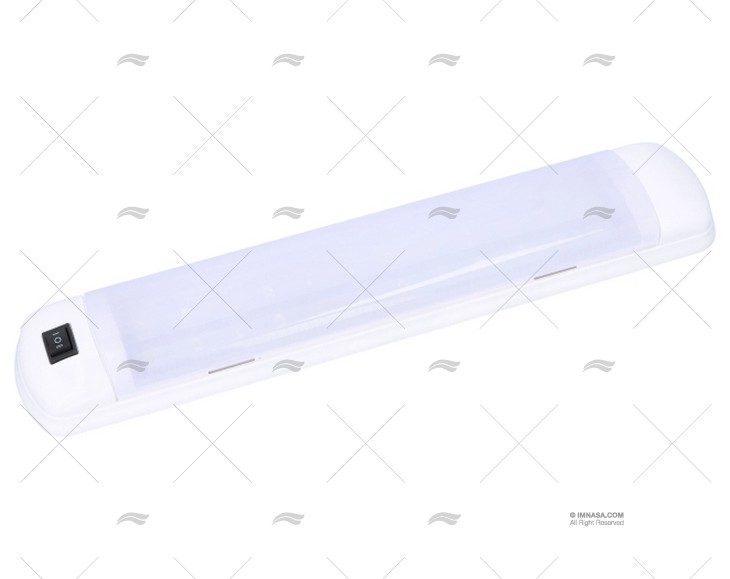 PLAFON LED 12-24V BRANCO C/INTERRUPTOR