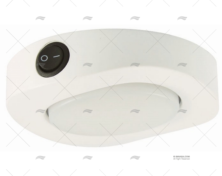 PLAFON BRANCO LUZ LED BRANCA MARINE TOWN