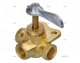 BRASS 3 WAYS VALVES 1/4FNPT