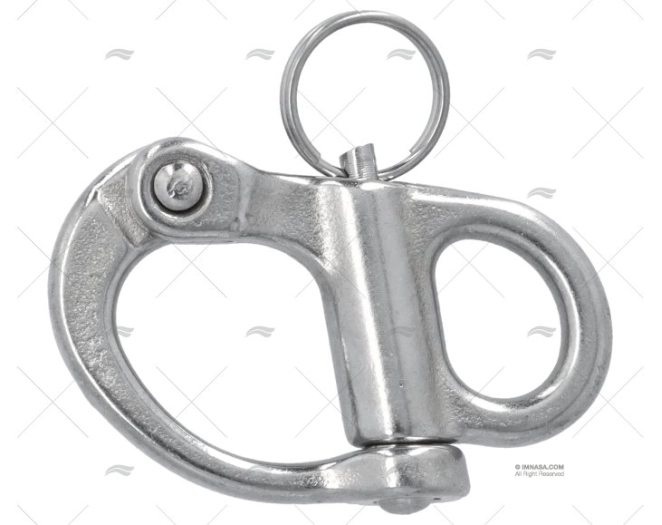 MOSCHETTONE RAPIDO FISSO INOX 52mm
