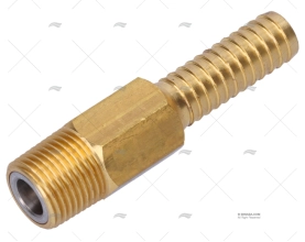 VALVULA ANTI SIPHON LATÃO 3/8" 3/8"NPT