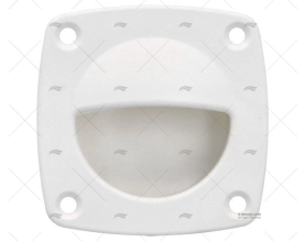 MANIGLIA PLASTICA CREMA 57X57 D. 44mm