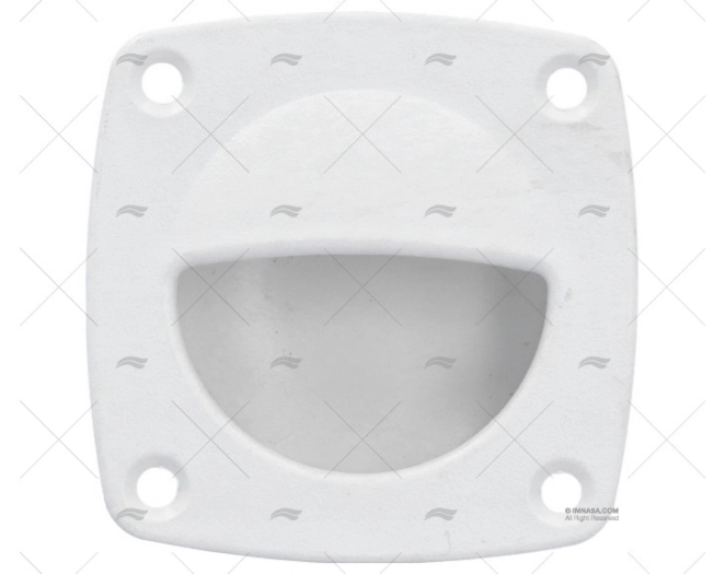 PEGA PLÁSTICA BRANCA 57X57 D. 44mm