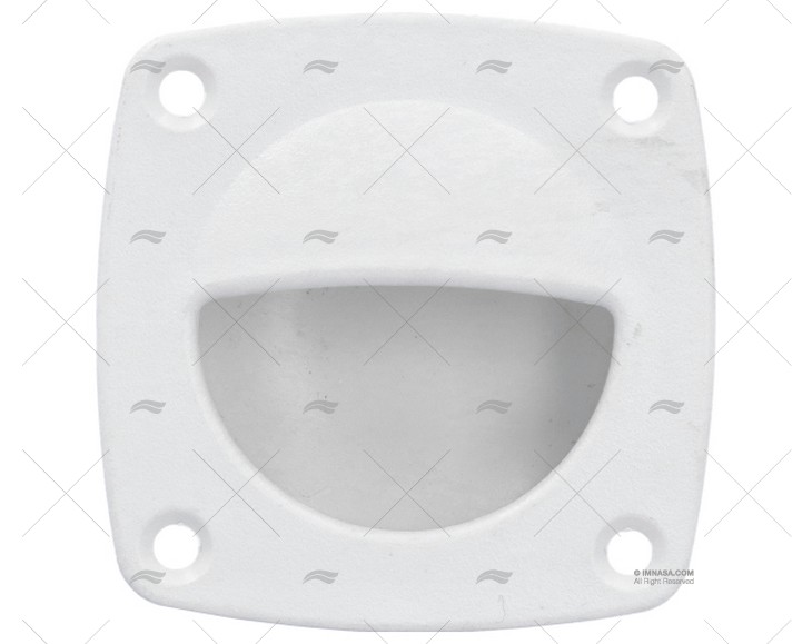 PEGA PLÁSTICA BRANCA 57X57 D. 44mm
