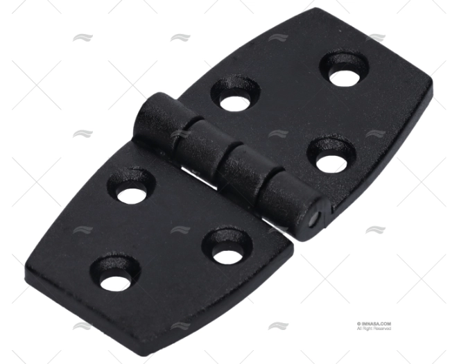 CERNIERA NYLON NERA 2-7/8\" X1-3/8\" (2u)
