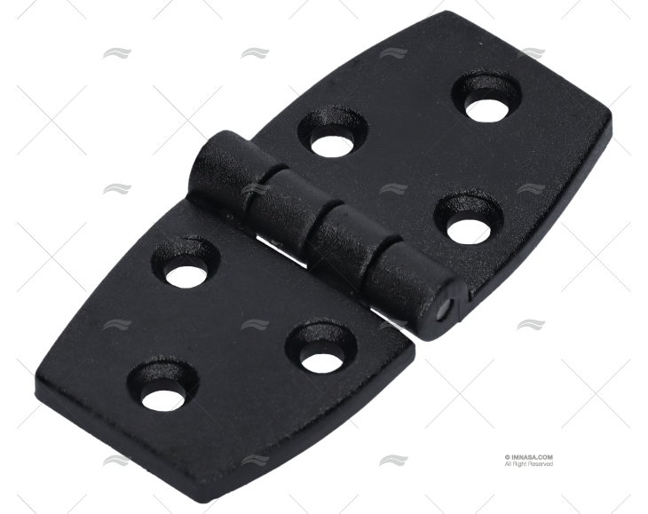 HINGE BLACK NYLON 2-7/8" X1-3/8" (2u)
