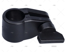 TUBE CLAMP ADJUSTABLE BLACK