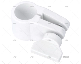 FIXAÇÃO TUBO 18mm REGULÁVEL BRANCA