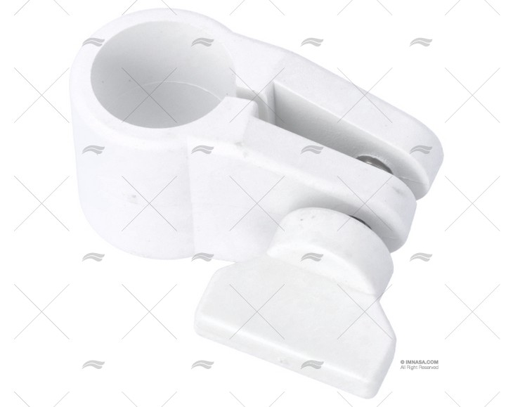 FIXAÇÃO TUBO 18mm REGULÁVEL BRANCA