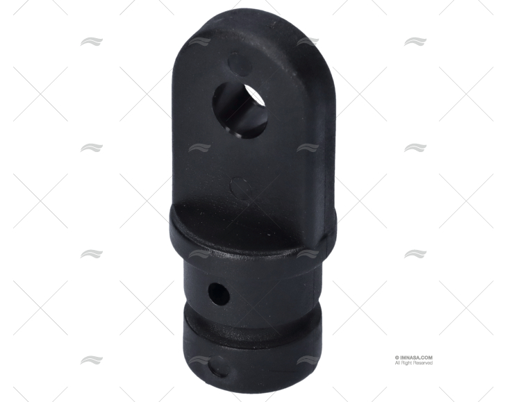 FIJACION NEGRA INTERIOR TUBO 3/4" (2u)