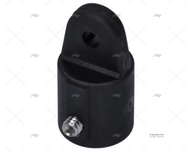 OUTSIDE TUBE END FITTING BLACK 3/4"