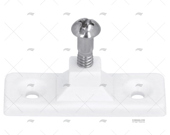 DECK PLANE HINGE WHITE