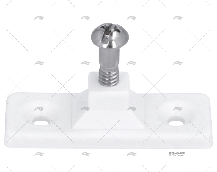 DECK PLANE HINGE WHITE