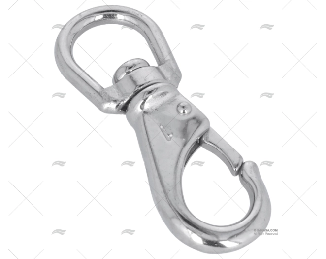 MOSCHETTONE RAPIDO CON ANELLO INOX 1