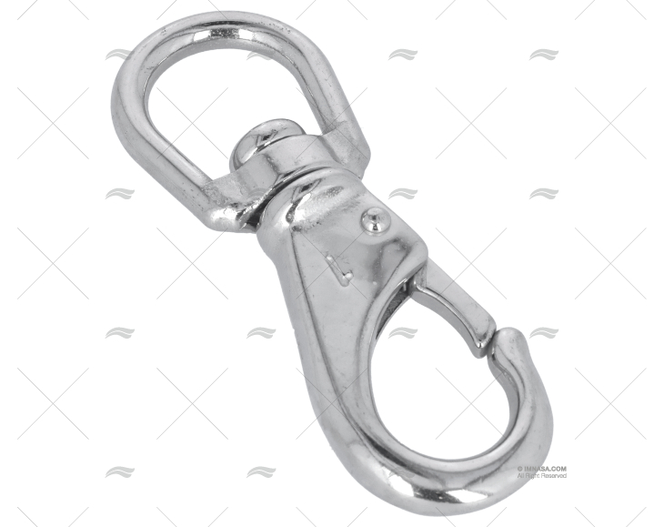 MOSCHETTONE RAPIDO CON ANELLO INOX 1