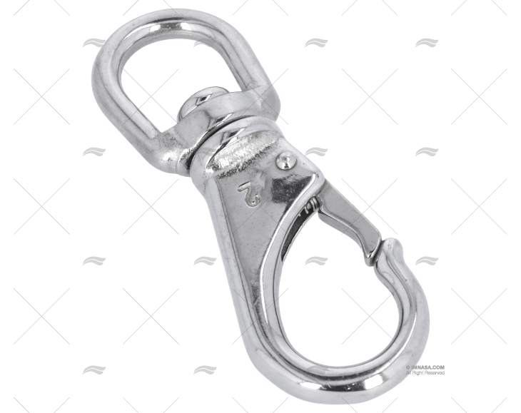 MOSCHETTONE RAPIDO ANELLO INOX 2
