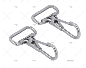 MOUSQUETON OEIL INOX 1-1/8" 2u