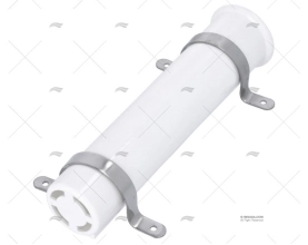 RAIL MOUNT ROD HOLDER ABS WHITE