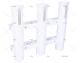 FISHING ROD STORAGE HOLDER PP 3-1 WHITE