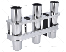 SUPORTE PORTACANAS 3-1 PP INOX