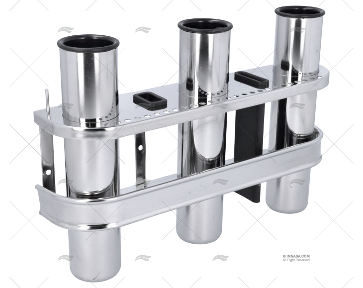SUPPORT PORTE-CANNE 3-1 PP INOX