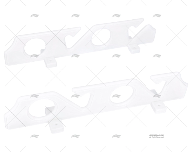 SUPORTE PORTACANAS 4-1 PP BRANCO