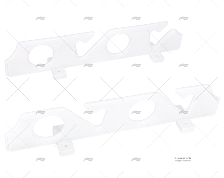 SUPORTE PORTACANAS 4-1 PP BRANCO
