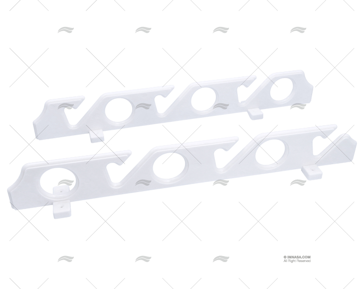 SUPPORTO PORTACANNE 6-1 PP BIANCO