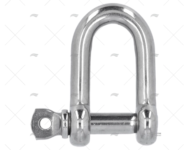 MANILHA RETA INOX 08mm