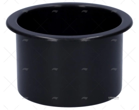 SOTTOBICCHIERE DA INCASSO ABS 2" X 3" NERO