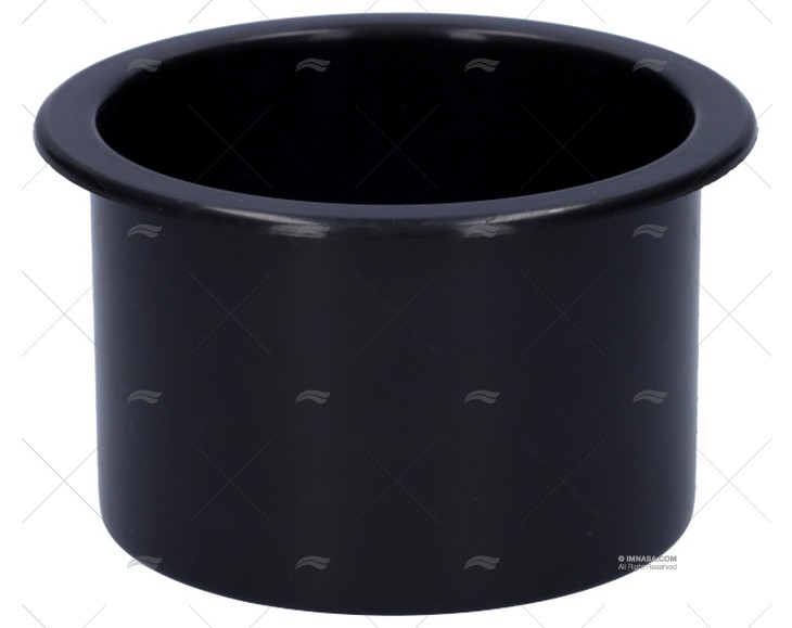 PORTA-COPOS ENCASTRÁVEL ABS 2" X 3" PRETO