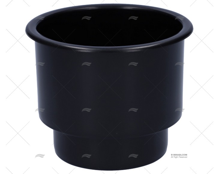 Porta-copos EMBUTIDO ABS 3-1/4" X 4" PRETO