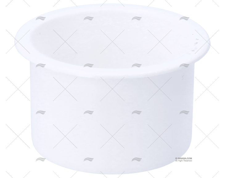 PORTA-COPOS EMBUTIDO ABS 2\" X 3\" BRANCO