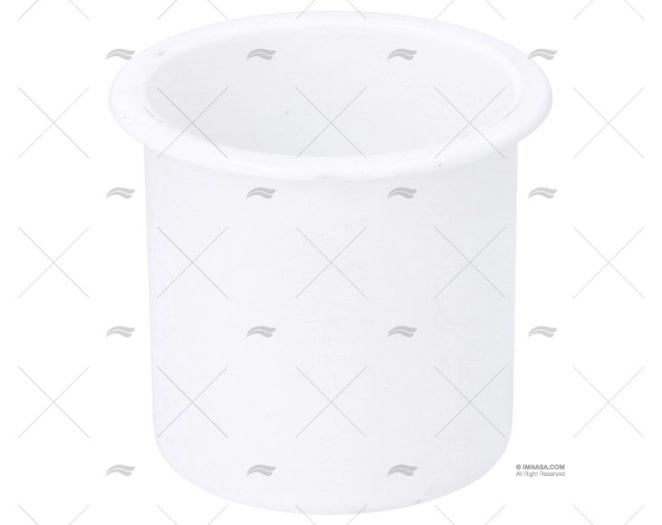 PORTA-COPOS EMBUTIDO ABS 3" X 3" BRANCO