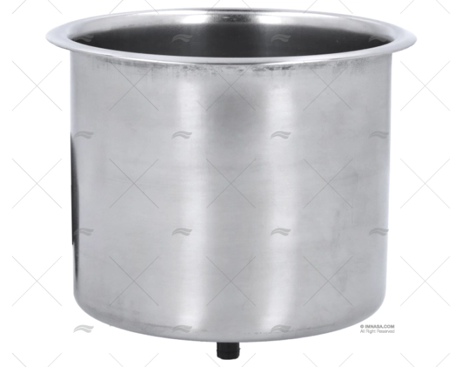 SUPPORTO BICCHIERE INOX SS304 C/DRENAGGIO