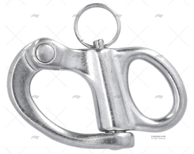 MOSCHETTONE A SGANCIO RAPIDO FISSO INOX 16mm