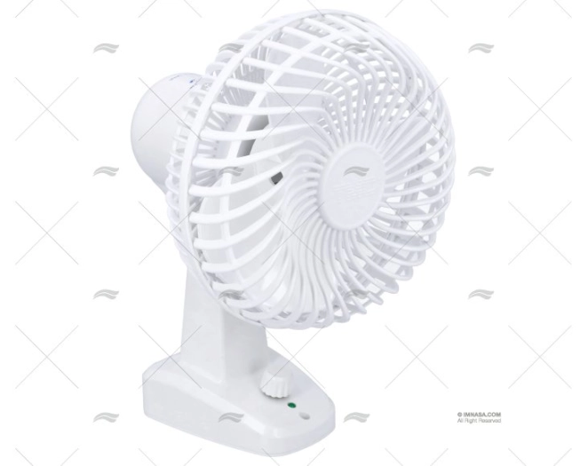 VENTILADOR PLÁSTICO BRANCO 12V