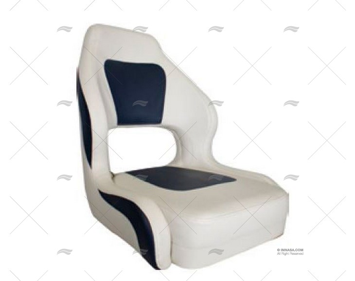 SEAT BUCKET 530X640 WHITE-BLU